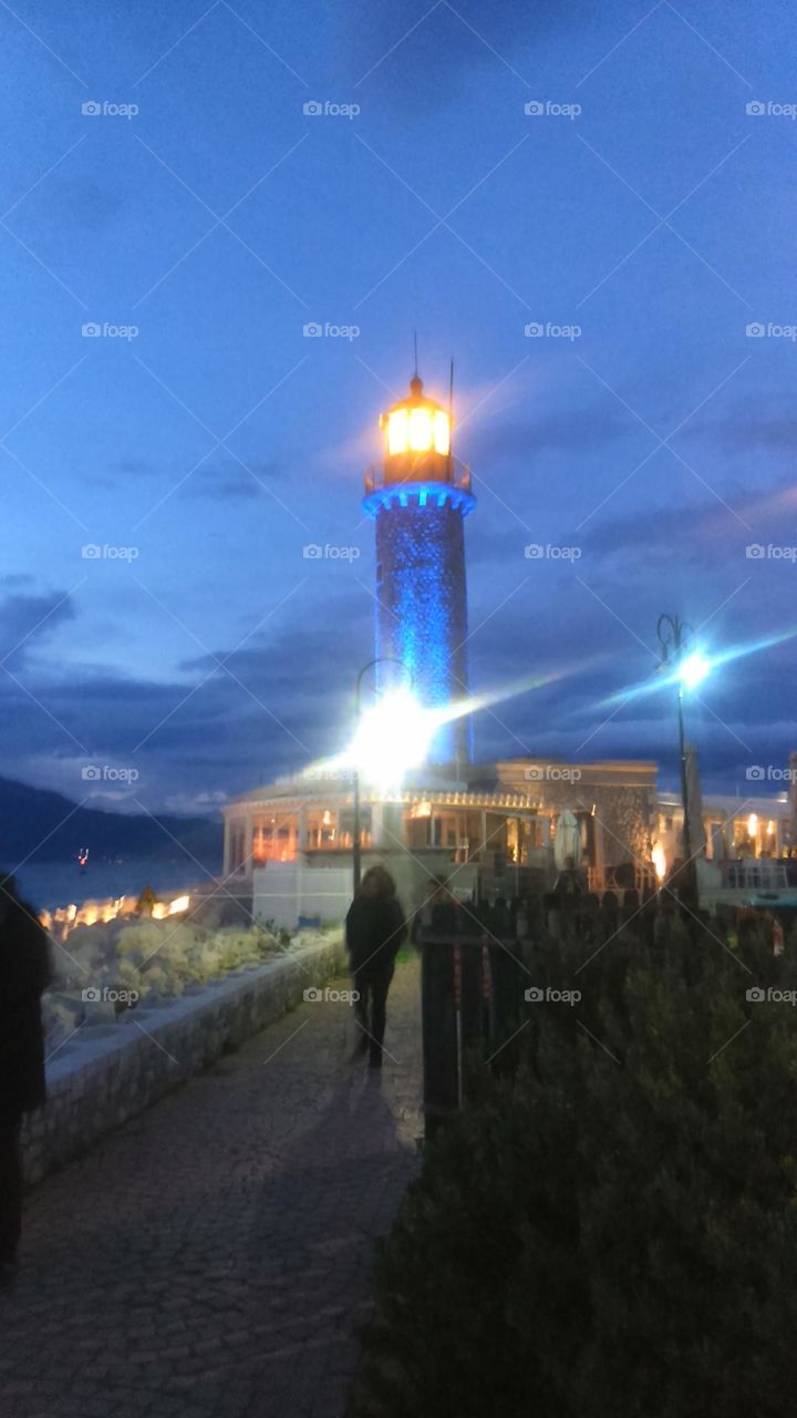 Lighthouse in the night!