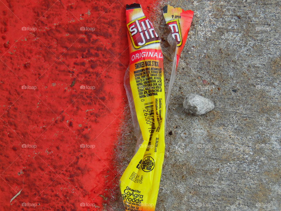 snap into a slim Jim. This is a picture of a beef jerky package