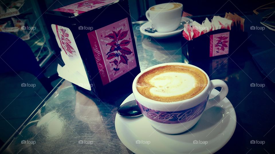 Delicious coffee in Rome