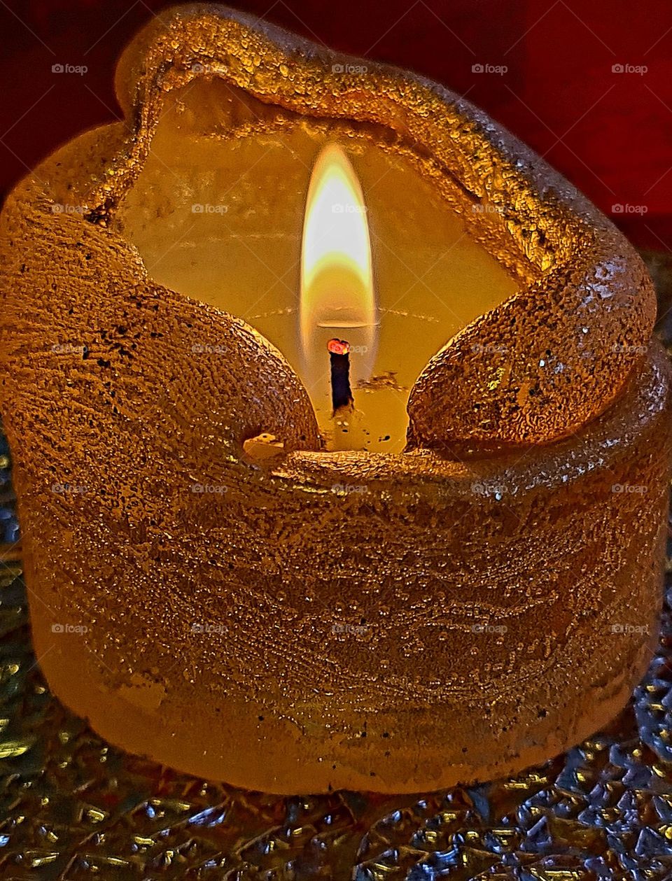 Golden candle