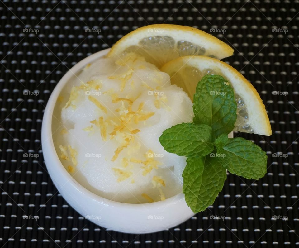 Lemon Sorbet