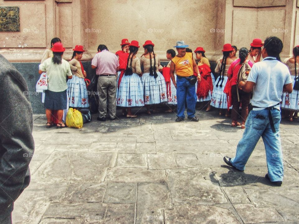 Parade Preparations in Lima