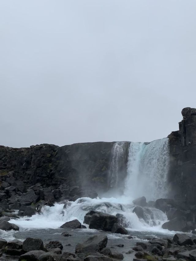 Waterfall in Iceland