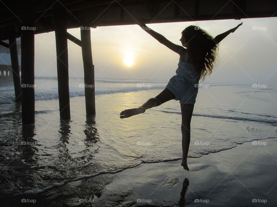 Jumping for Joy... Excited to be at  Water's Edge