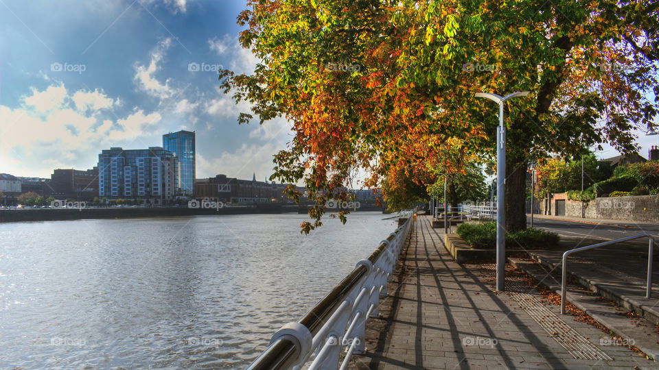 Limerick city walkway, Ireland