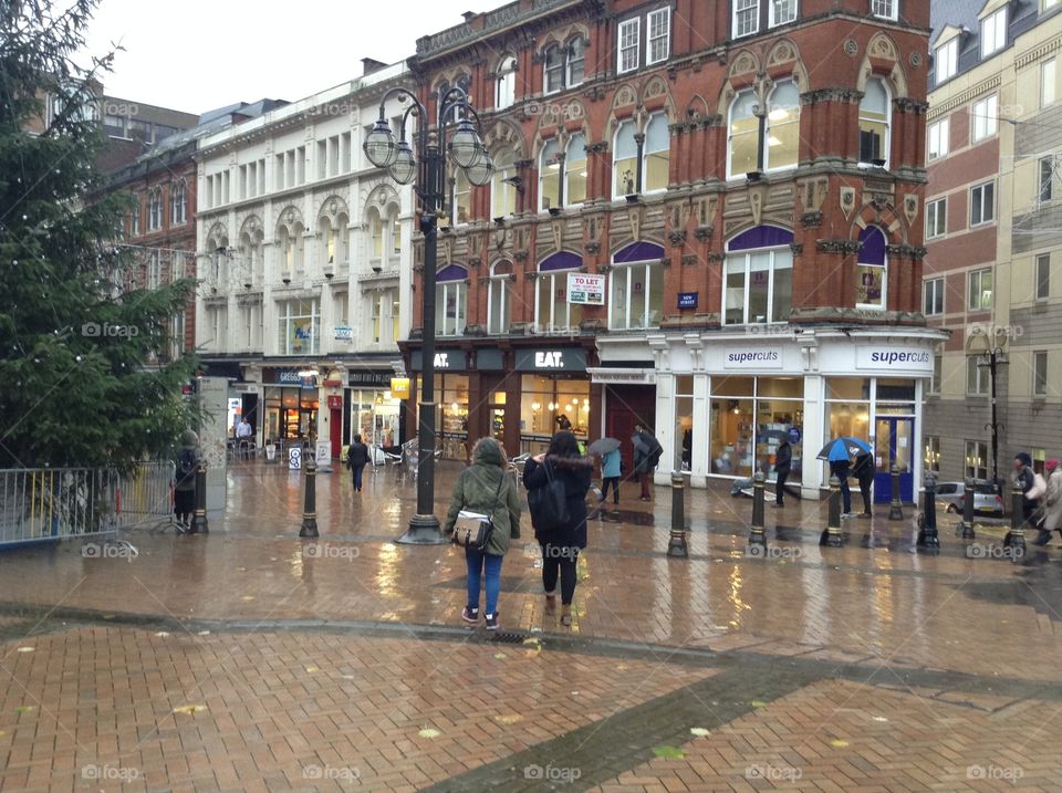 A rainy day in Birmingham 