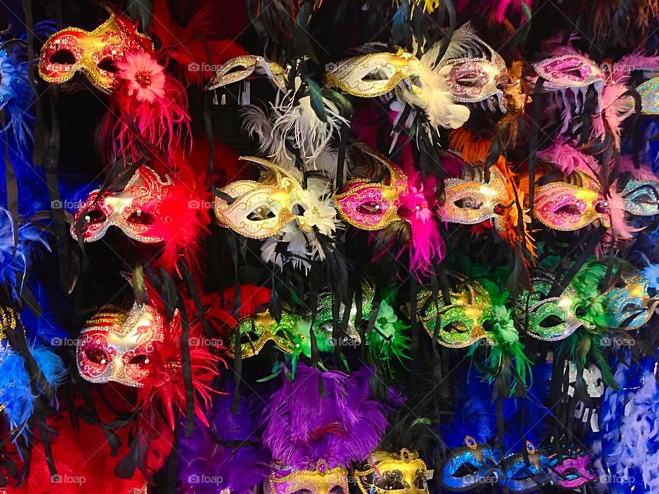 Mardi Grass Masks