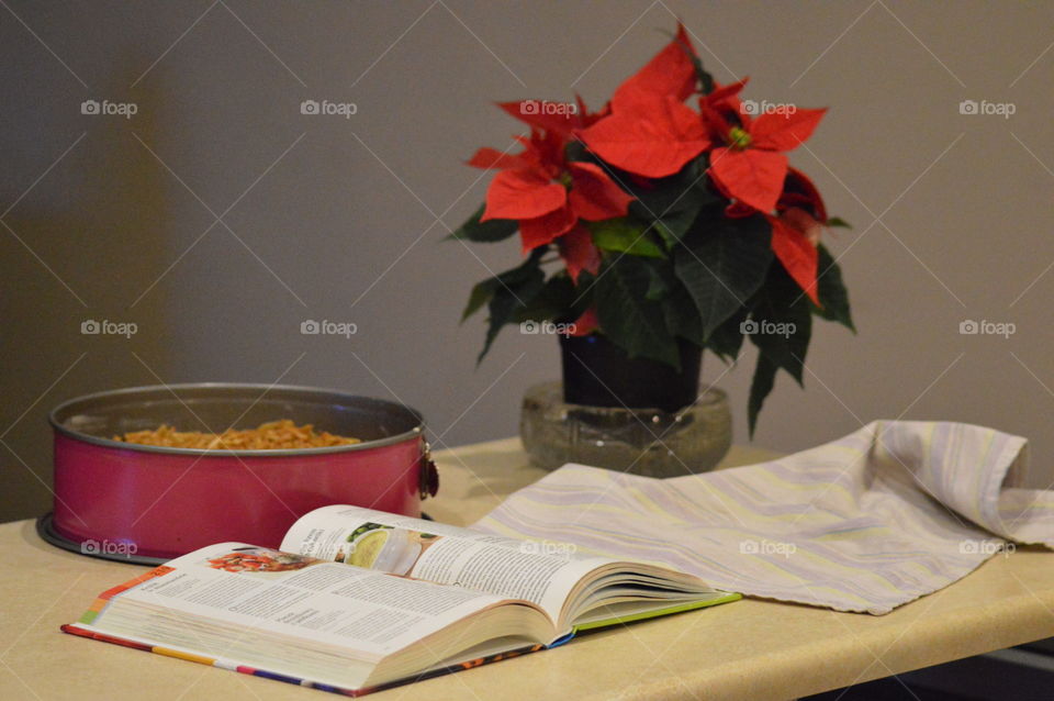 Preparing Christmas cake