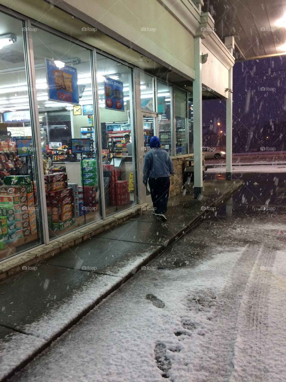 Quick stop at the market 