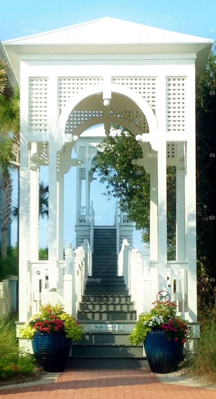 Walkway to beach