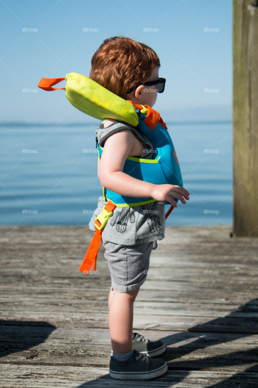 Safety first at the lake 