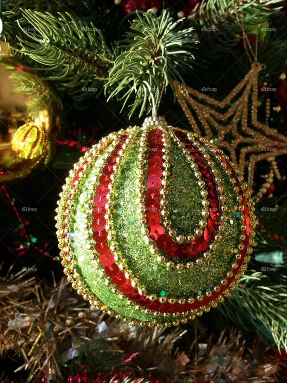 tree christmas ornament ball by jmsilva59