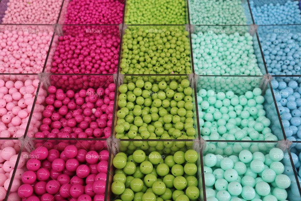 Colorful beads