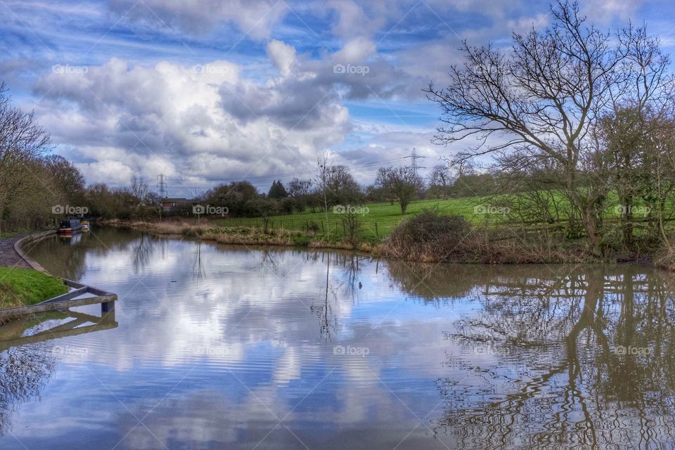 Lake. Reflections cottage