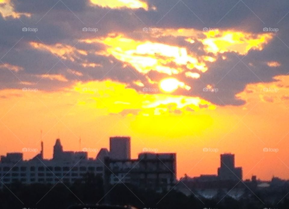 Sunrise over Baltimore