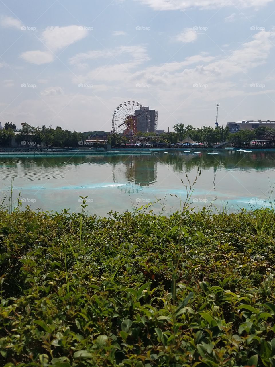 ferris wheel at a park in Ankara Turkey