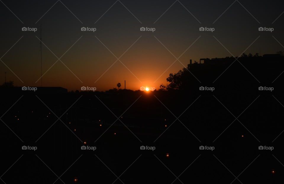 Un atardecer en el Tigre