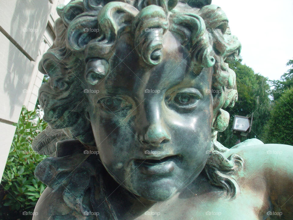 statue mansion newport cherub by jeffreyfulton