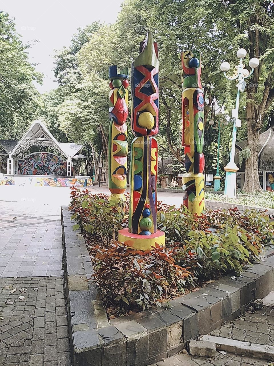 Artistic village - sculpture statue