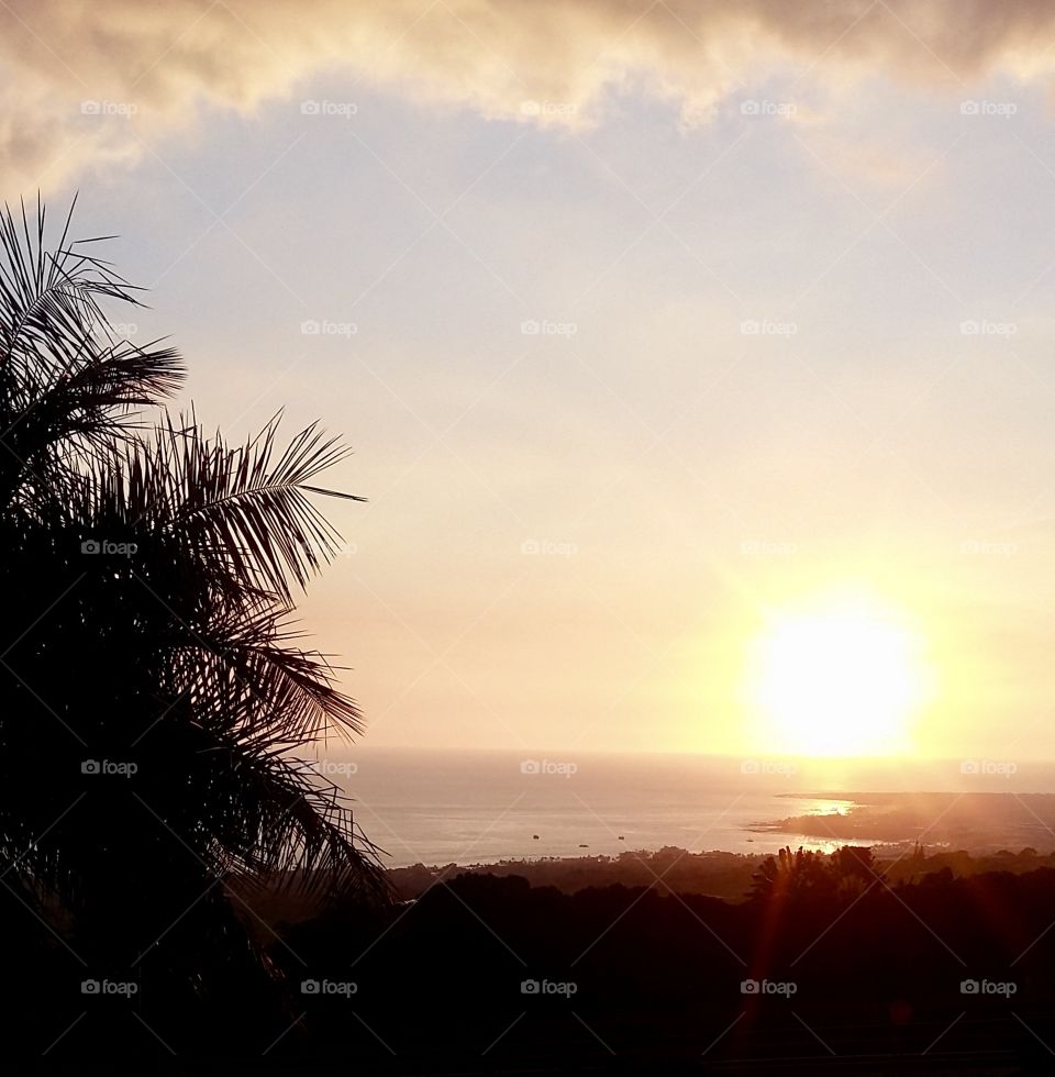 Sunset in Hawaii