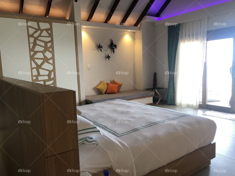 Ocean Pool Villa bedroom #carpe-diem, Just steps away from the beach, admire the scenery under the shade of your private terrace. This is the perfect place to watch the stars on a peaceful evening by the Indian Ocean.