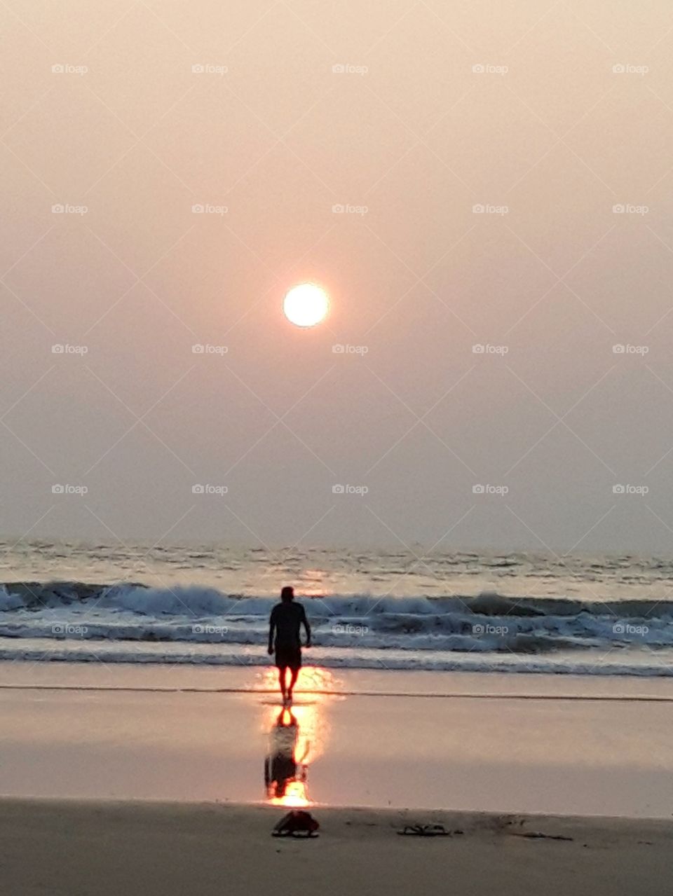 Sunset in Leelagoa  beach