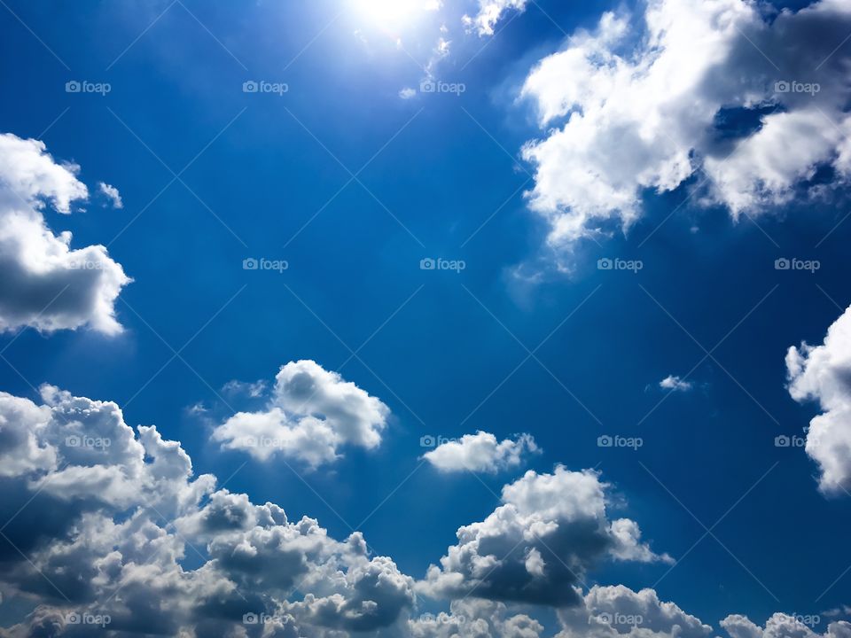 Full frame of cloudy sky