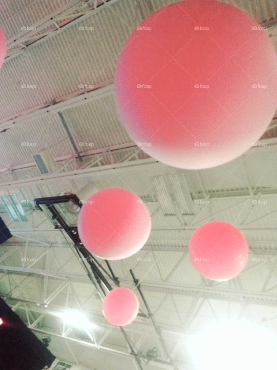 Huge Balloons on Ceiling