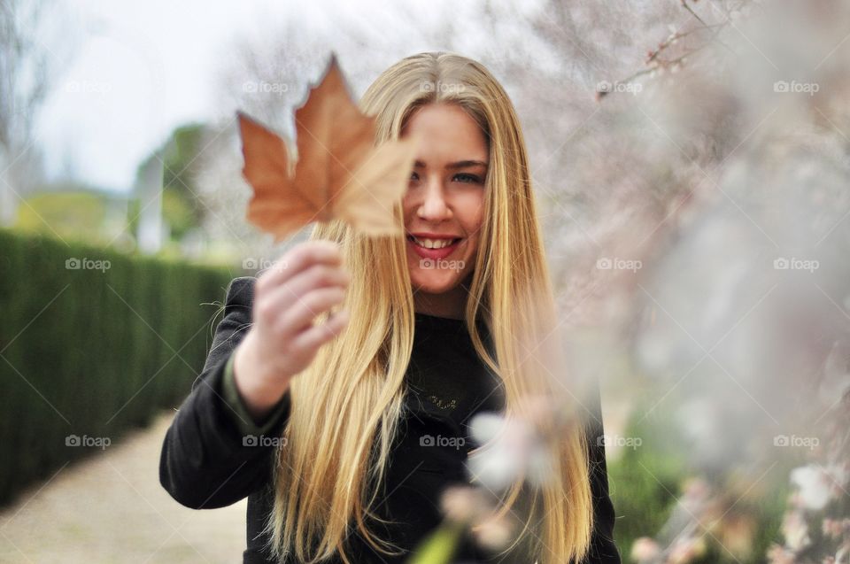 Portrait of the smiling girl