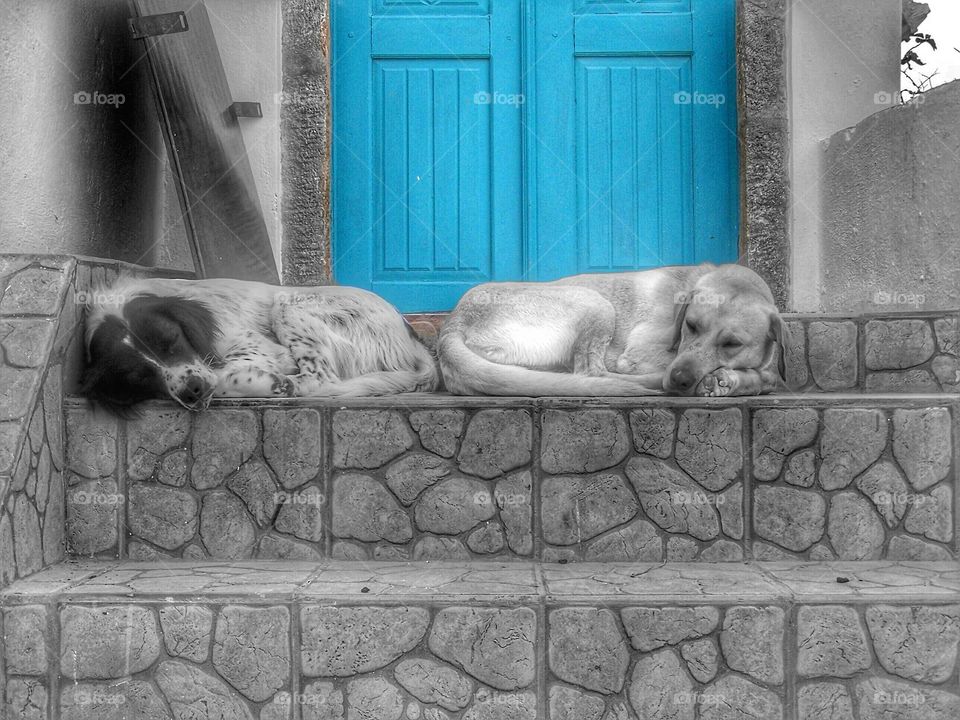 a nap in Mykanos