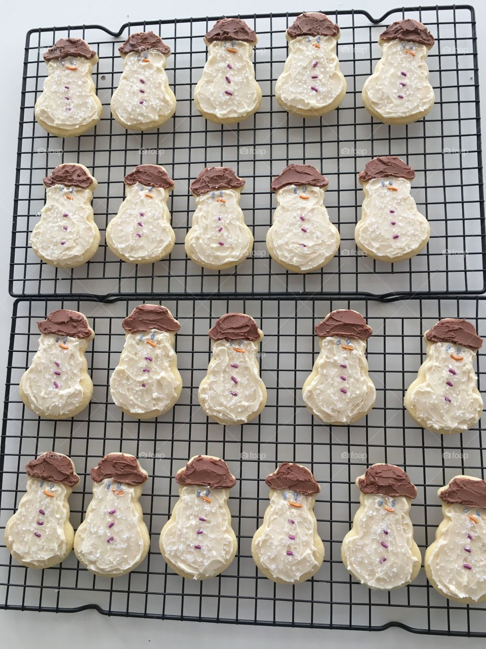 Snowman cookies
