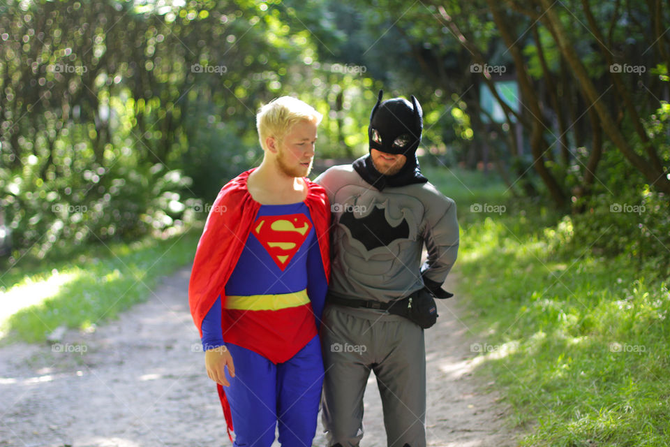 Superheroes in the forest 🌳