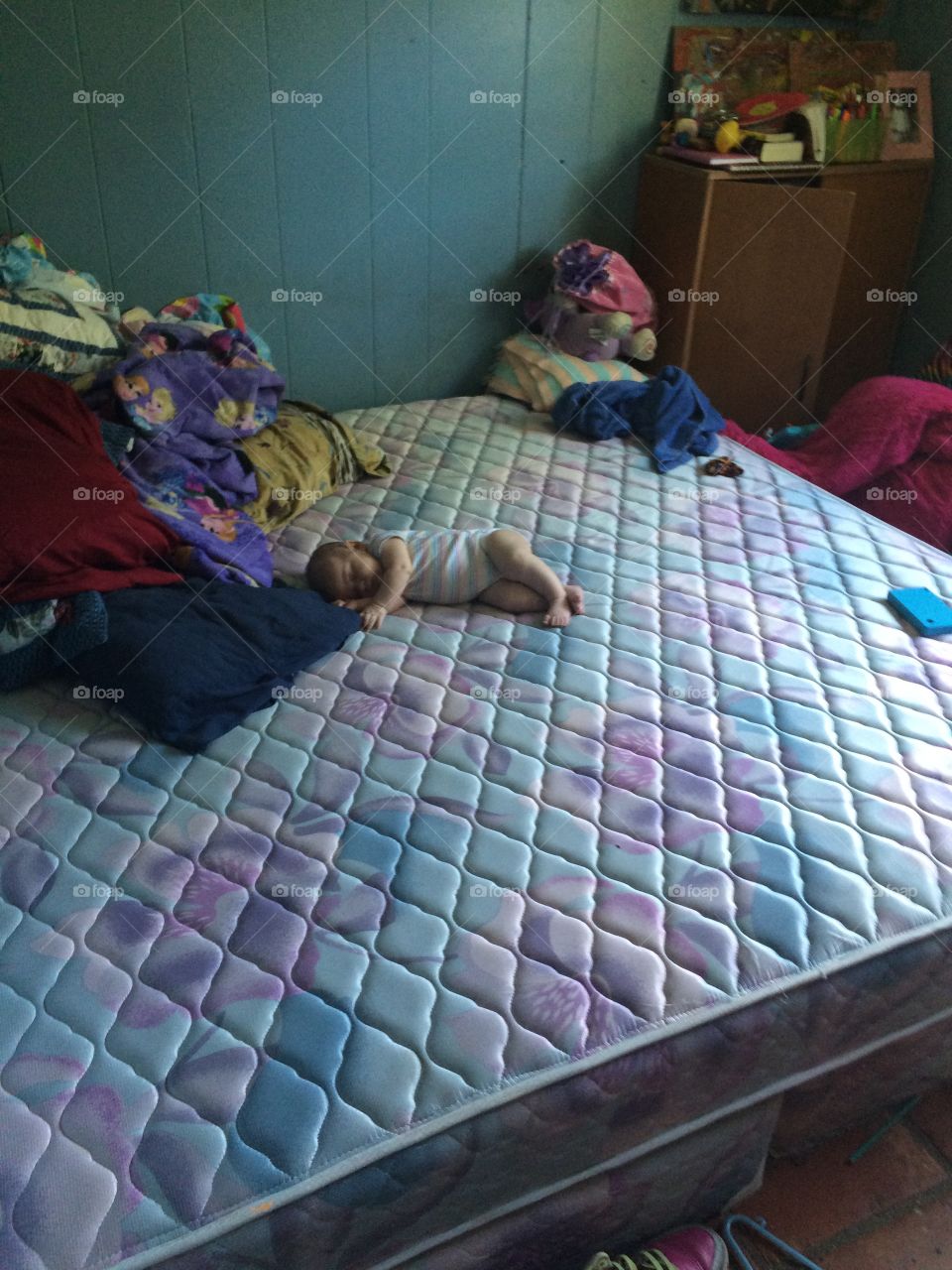 Big bed small baby