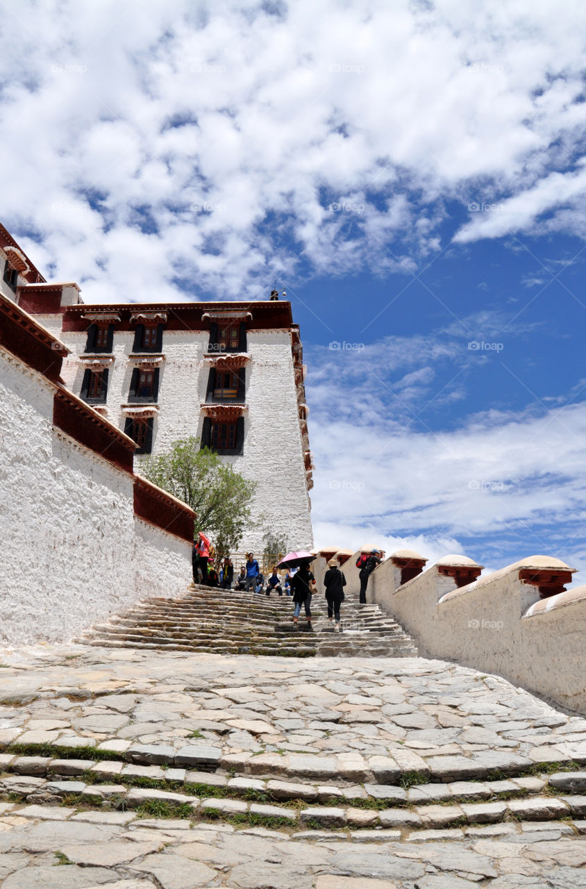 Patala view in Lhasa Tibet 