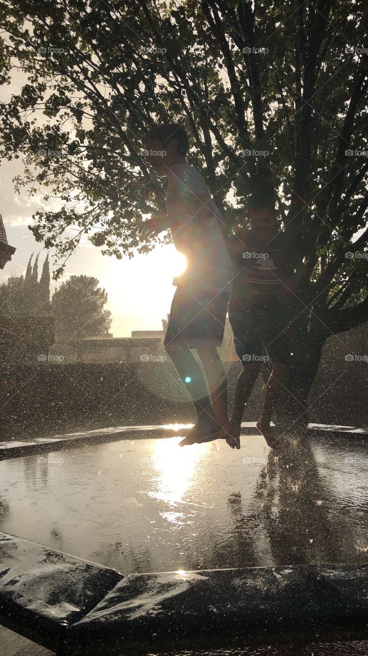 Trampoline fun