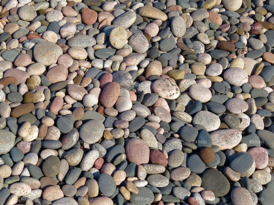 Stones. Stones on Lake Superior beach, MI