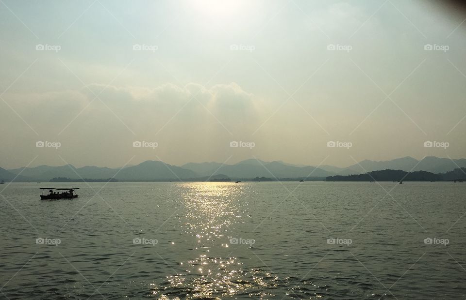 Boat on the lake