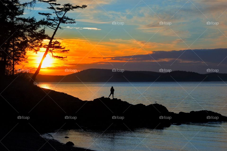 Sunset at sunset beach