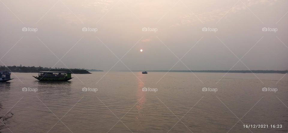 Sunset in Sundarbans