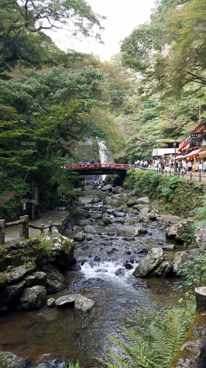 Minoo park waterfalls