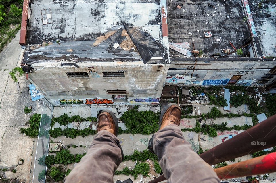 POV from atop an abandoned mill.
