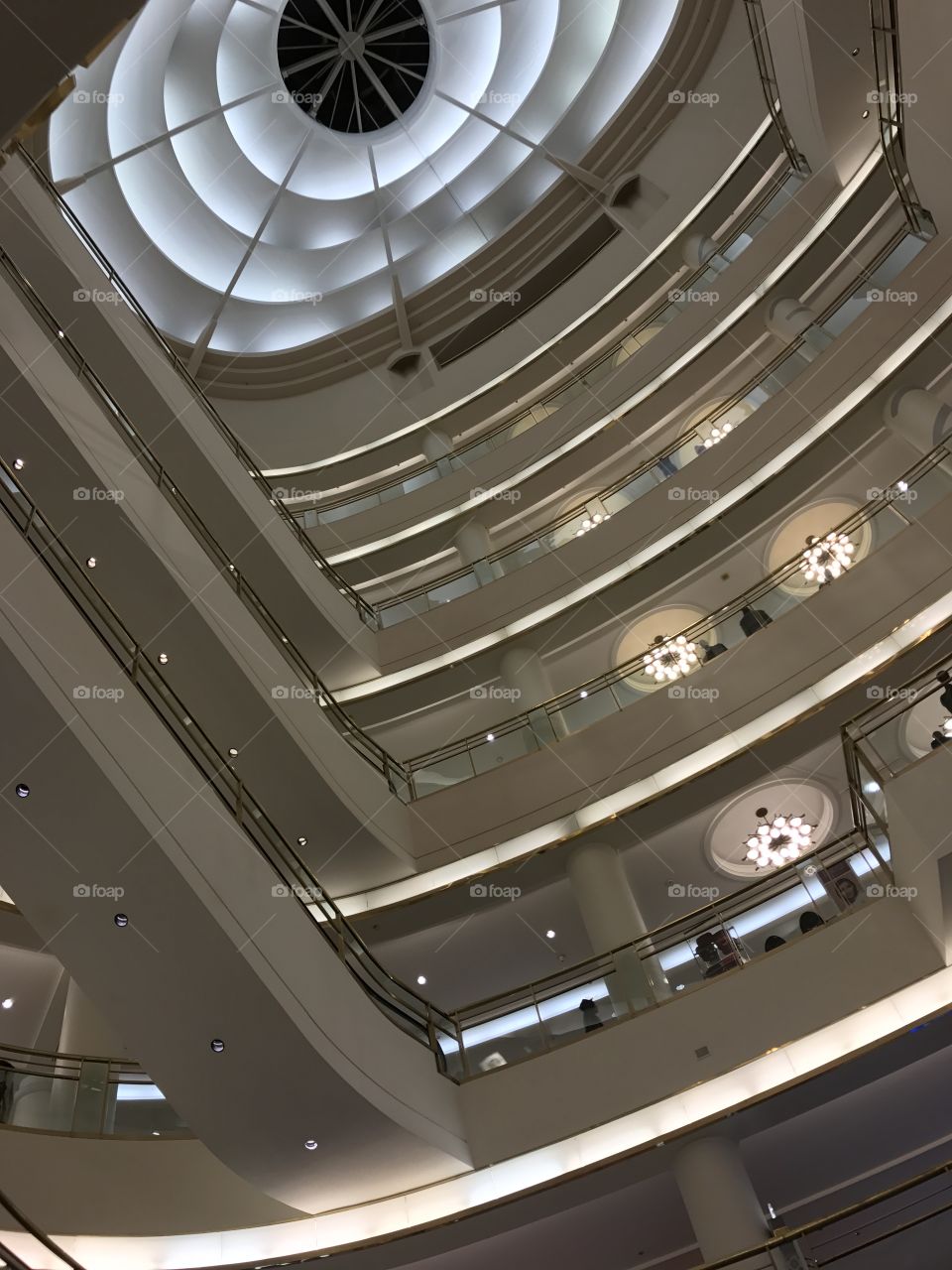 Inside of a mall.