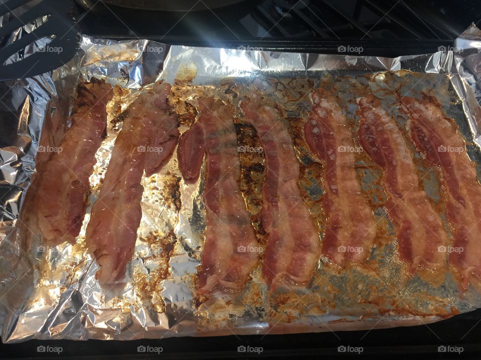Bacon baking