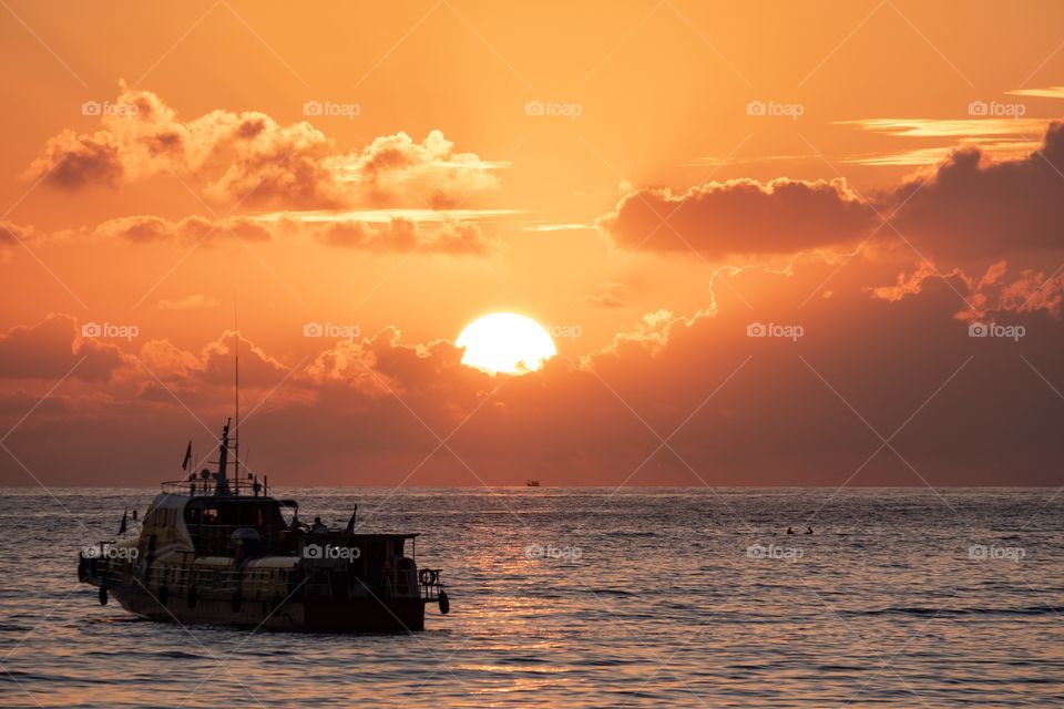 Beautiful sunset on the beautiful island ... Koh Lipe Thailand