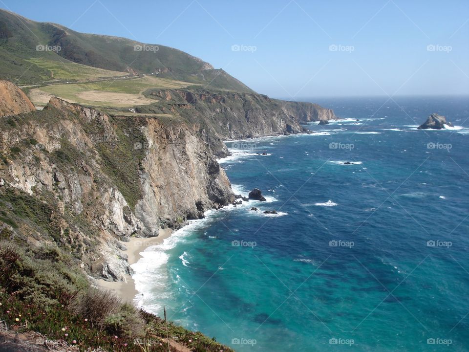 California Ocean Cliff
