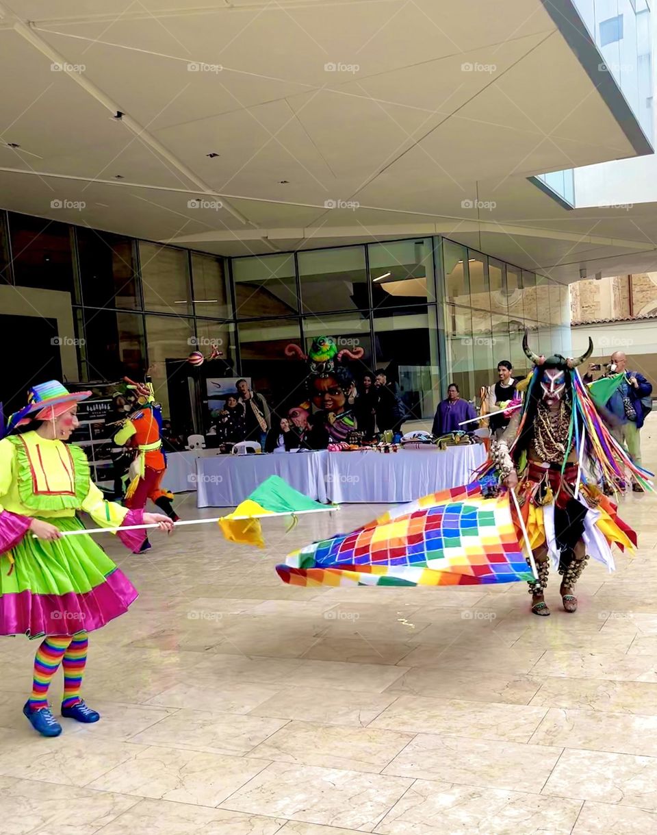Colombian people from Pasto dancing