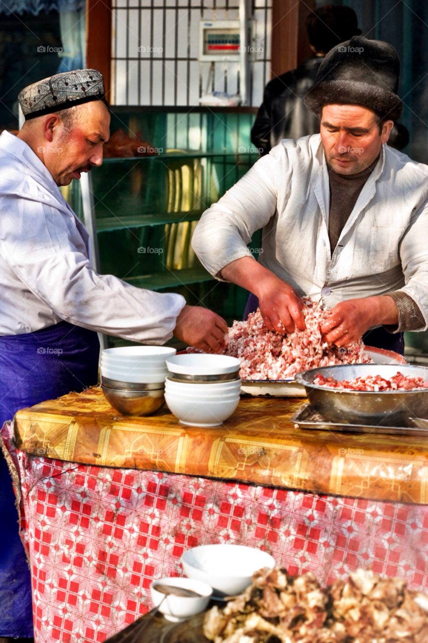 cooking people outdoors china by jmsilva59