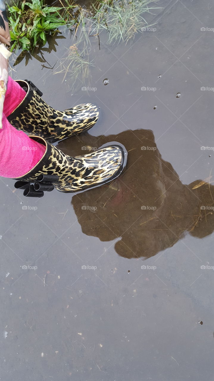 boots and puddle