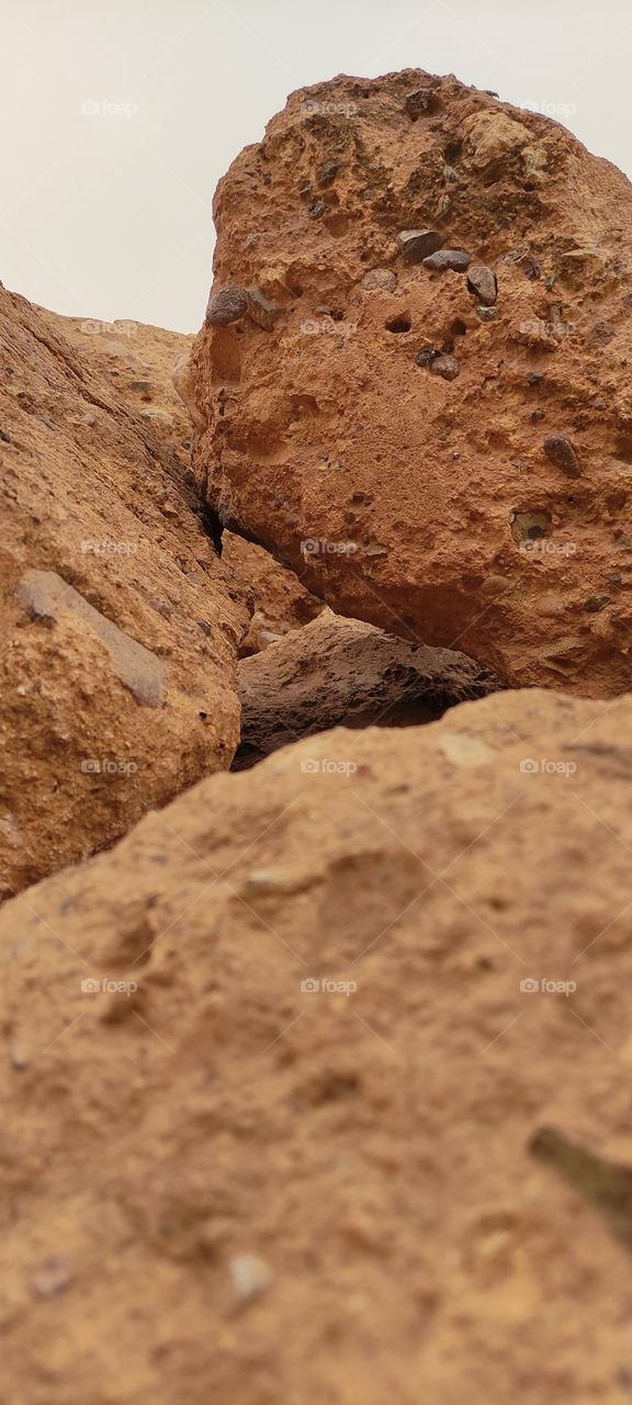 A path in the middle of rocks