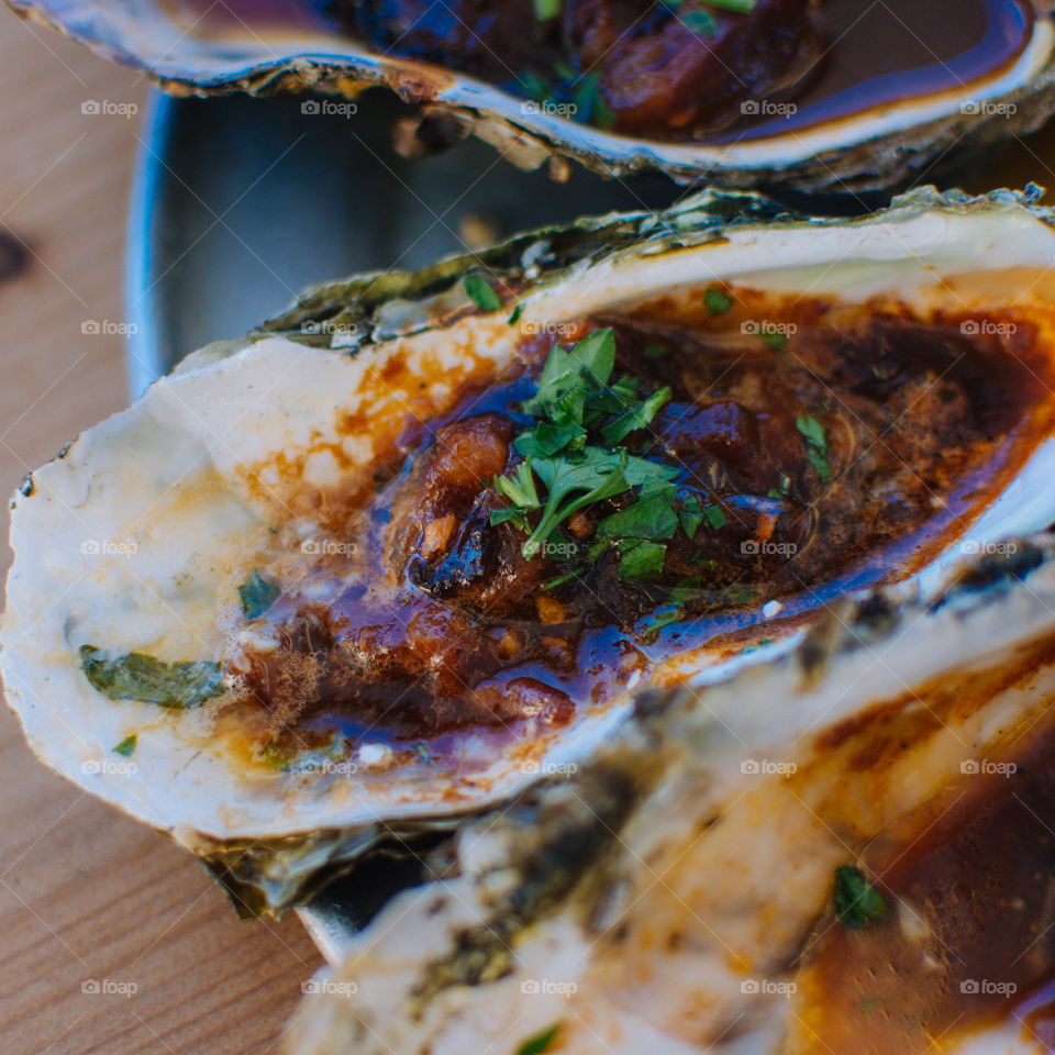 Barbecue oysters